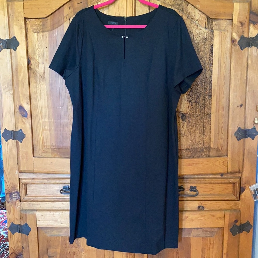 NWT Talbots Woman Black Dress